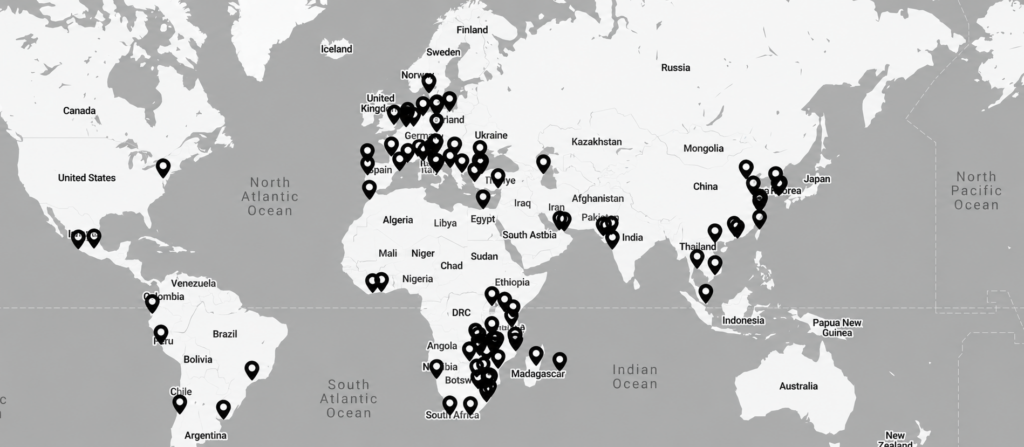 C. Steinweg Group global presence 2024 C. Steinweg Group global presence 2024
